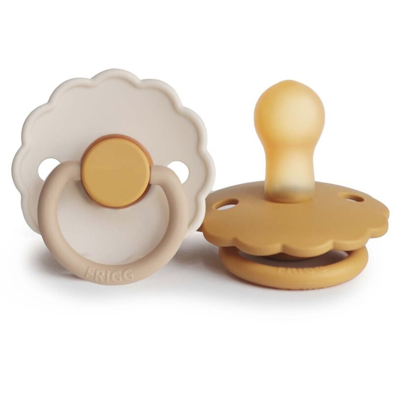 FRIGG Daisy Size 1:0-6 months dummy Chamomile/Honey gold 2 pc