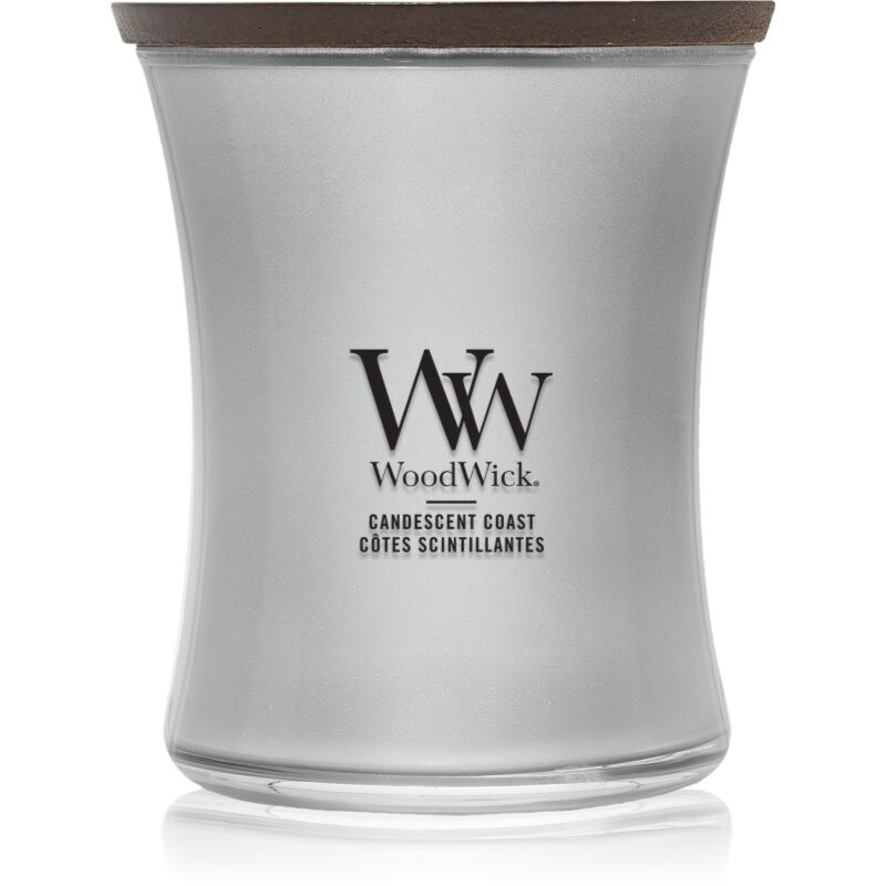 Woodwick Precious Metals Candescent Coast scented candle 275 g