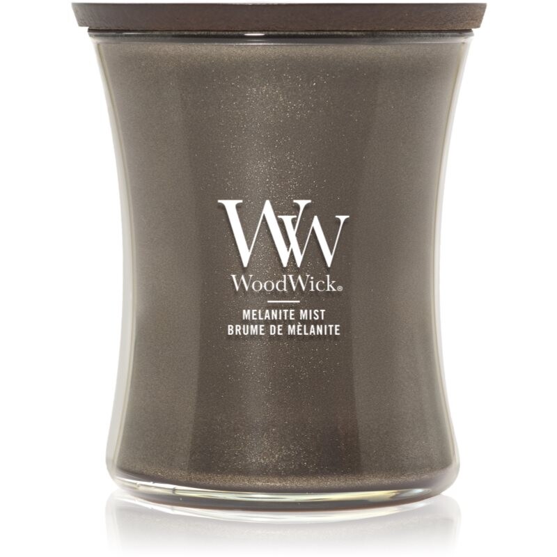 Woodwick Precious Metals Melanite Mist scented candle 275 g