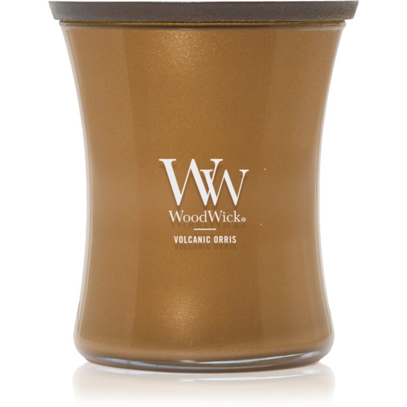 Woodwick Precious Metals Volkanic Orris scented candle 275 g