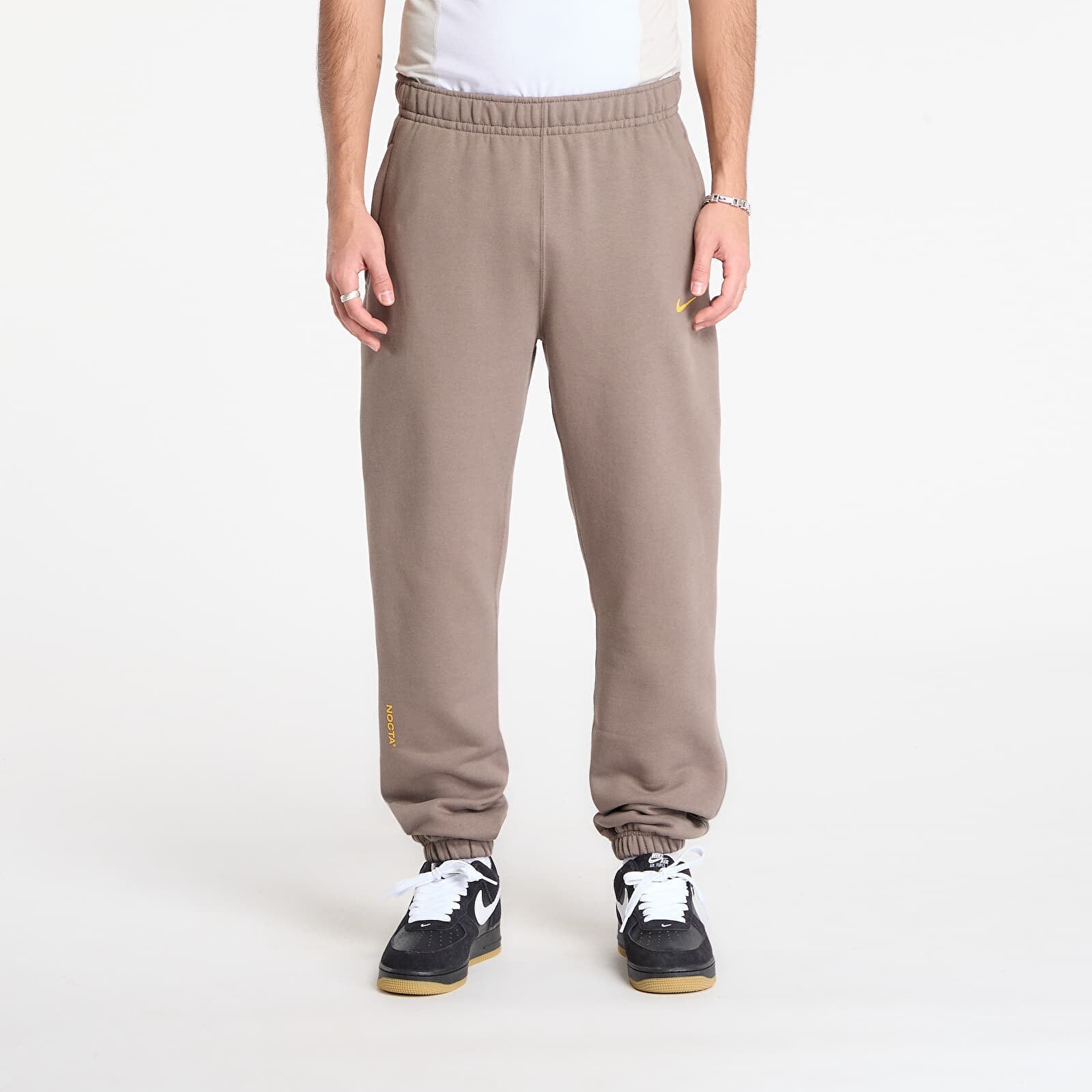 Pants Nike x NOCTA Fleece CS Sweatpants Olive Grey/ Yellow Ochre S