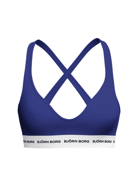 Björn Borg Logo Bralette Blue, L