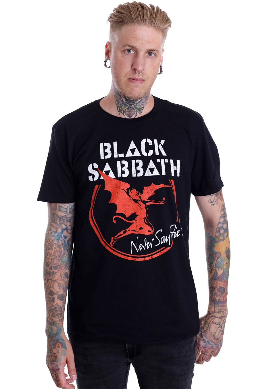 Black Sabbath - Archangel Never Say Die - T-Shirt - black - L - 100% Cotton