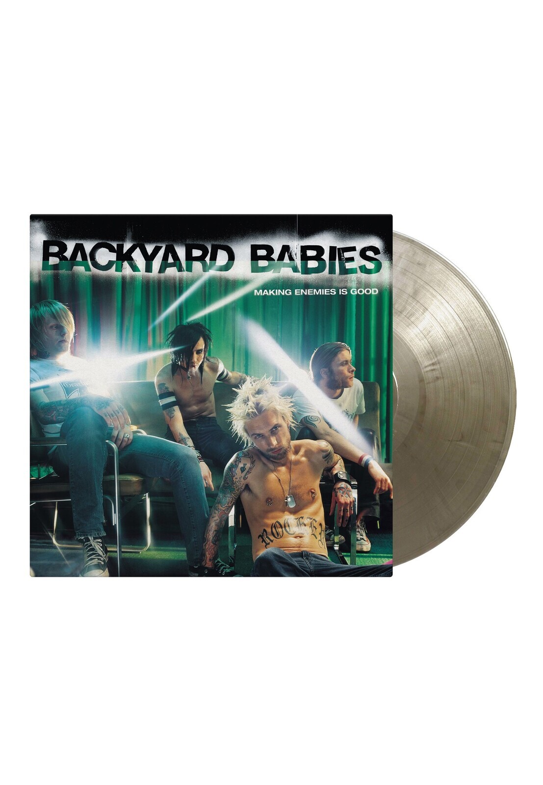 Backyard Babies - Making Enemies Is Good (25th Anniversary) Ltd. Silver/Black - Marbled Vinyl