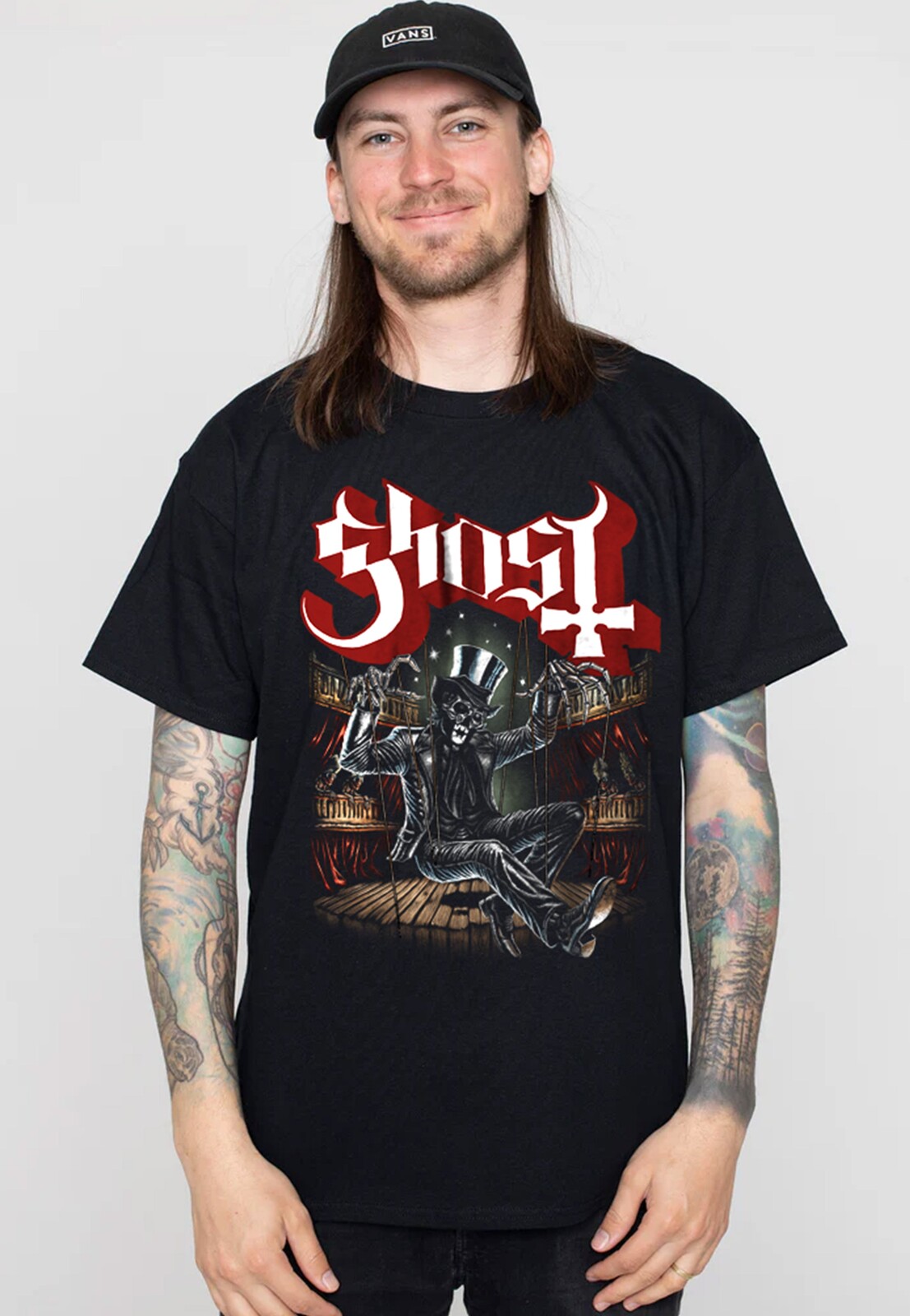 Ghost - Pull The Strings - T-Shirt - black - L - 100% Cotton,Jersey