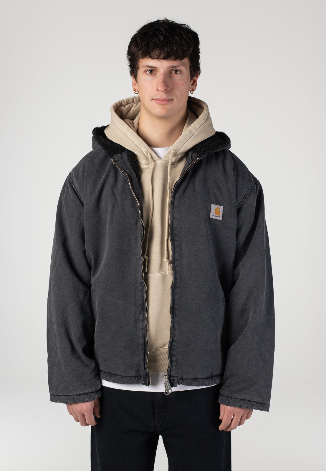 Carhartt WIP - Mitch Dusky Canvas Black - Jacket - black - L - 100% Cotton