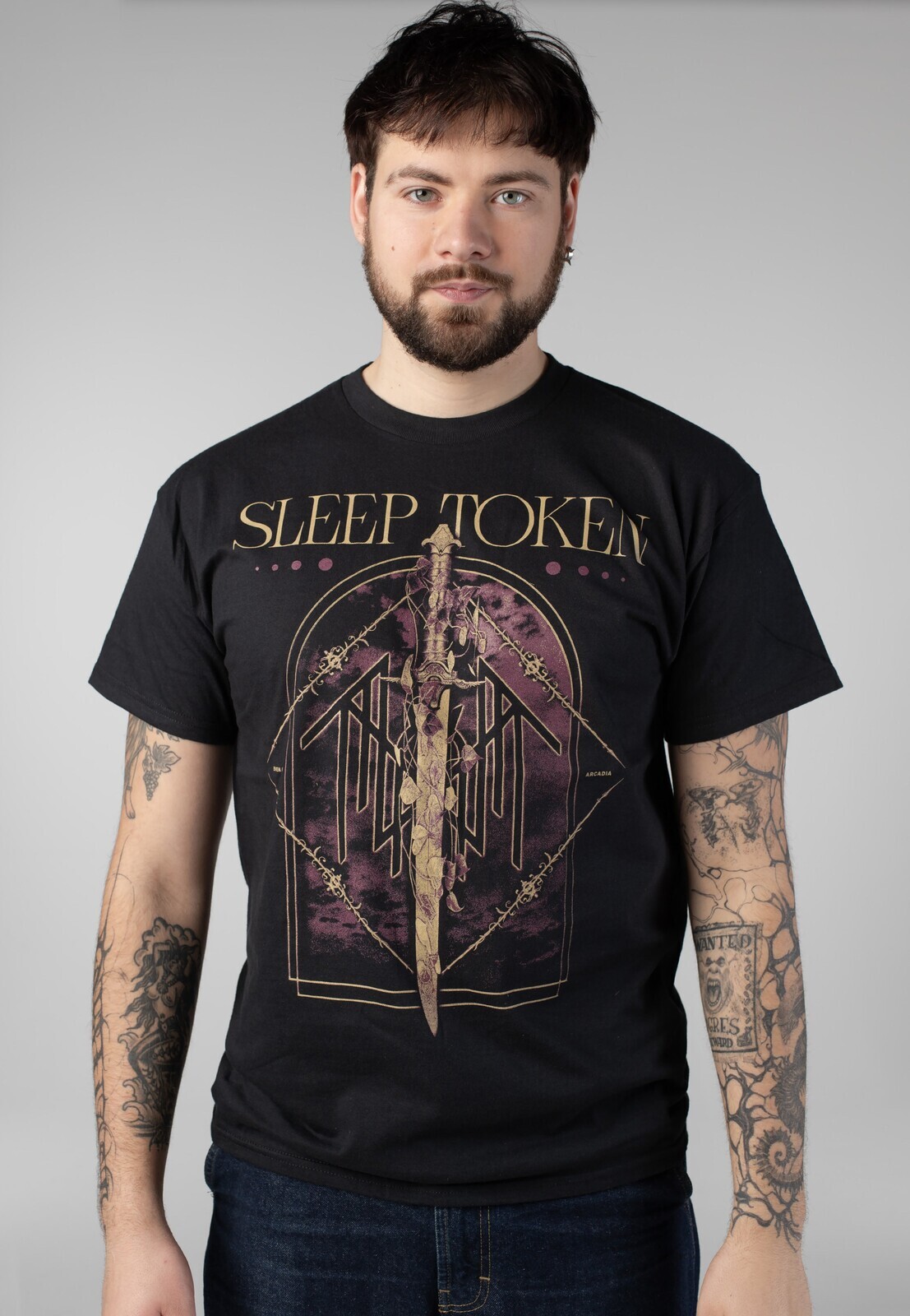 Sleep Token - Sword Black - T-Shirt - black - L - 100% Cotton,Jersey