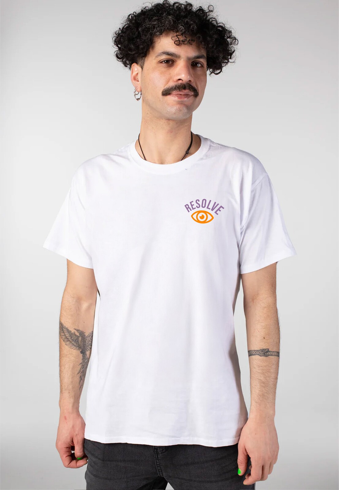 Resolve - Death Awaits White - T-Shirt - white - L - 100% Cotton