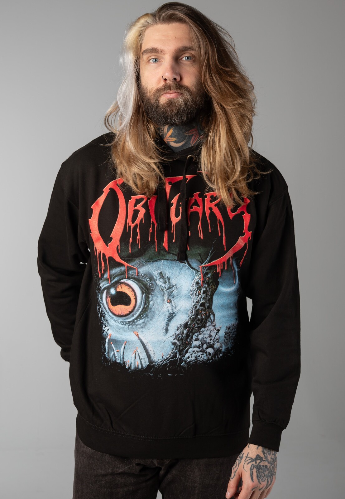 Obituary - Cause Of Death - Hoodie - black - L - 80% Cotton, 20% Polyester