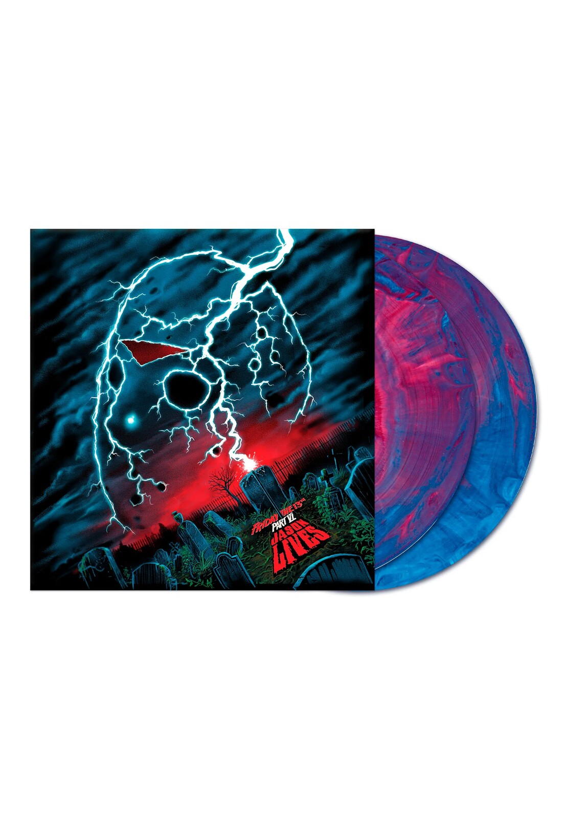Friday The 13th - Friday The 13th Part VI: Jason Lives OST Ltd. Blue/Red - Colored 2 Vinyl