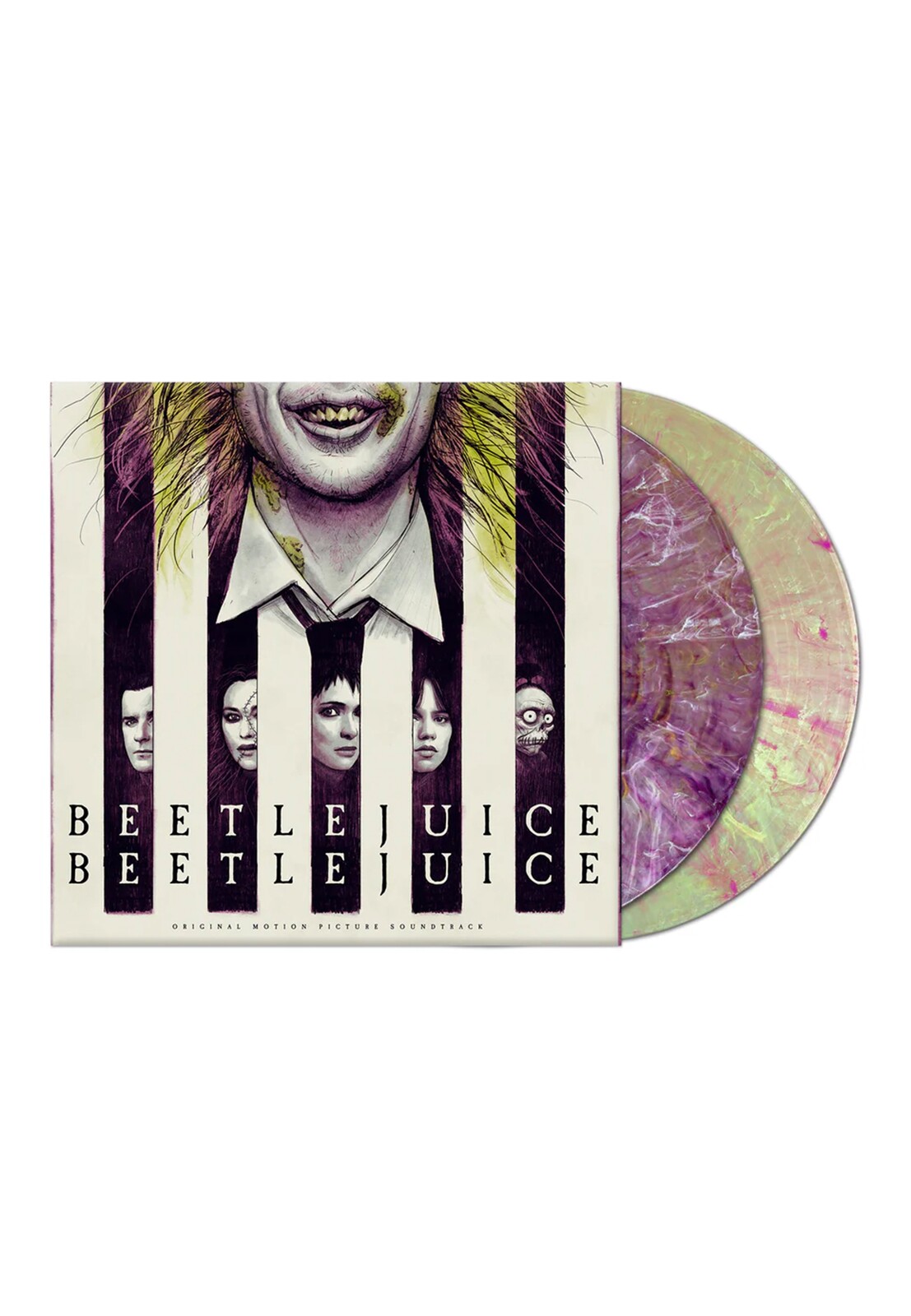 Beetlejuice - Beetlejuice Beetlejuice OST Ltd. Purple & Green - Marbled 2 Vinyl