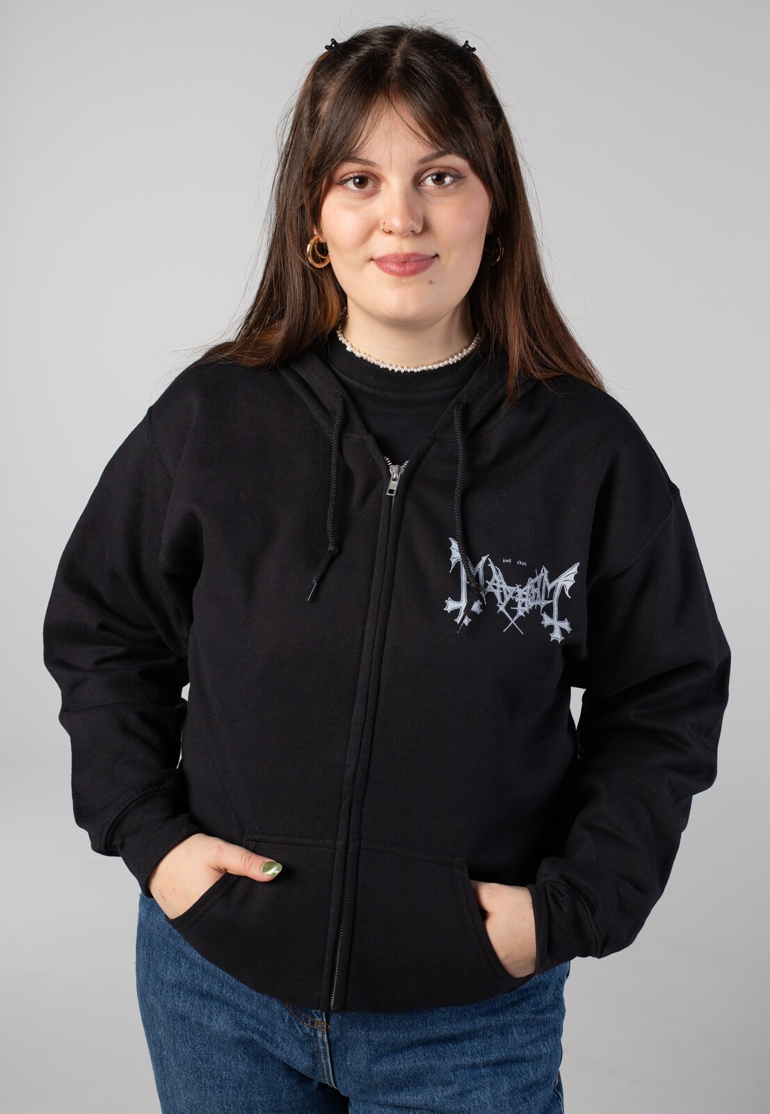 Mayhem - Pure Fucking Armageddon - Zipper - black - L - 50% Cotton, 50% Polyester