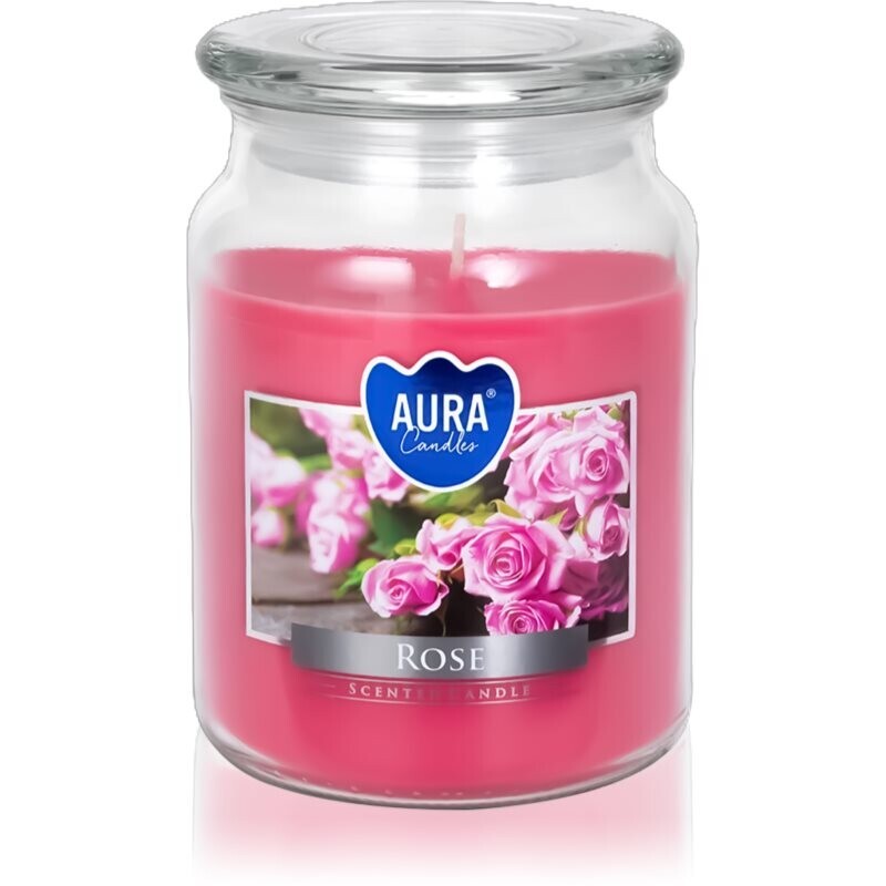 BISPOL Premium Line Rose scented candle 500 g