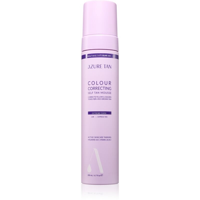 Azure Tan Extreme Dark self-tanning mousse shade Extreme To Maximum 200 ml