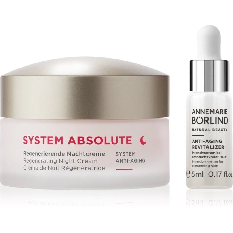ANNEMARIE BÖRLIND SYSTEM ABSOLUTE NIGHT SET gift set with firming effect