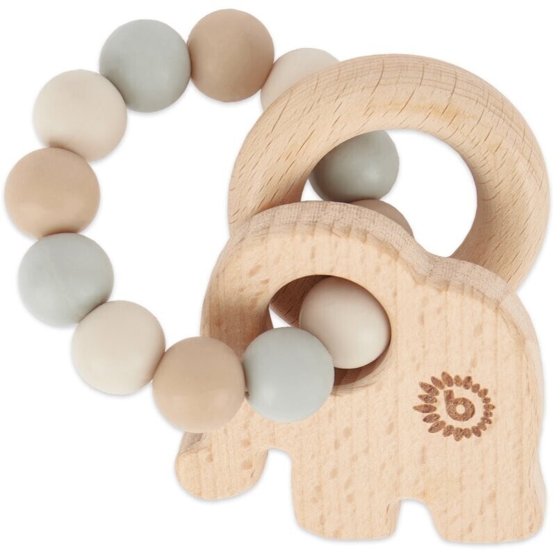 Bieco Teether with Silicone Chain Elephant chew toy 1 pc
