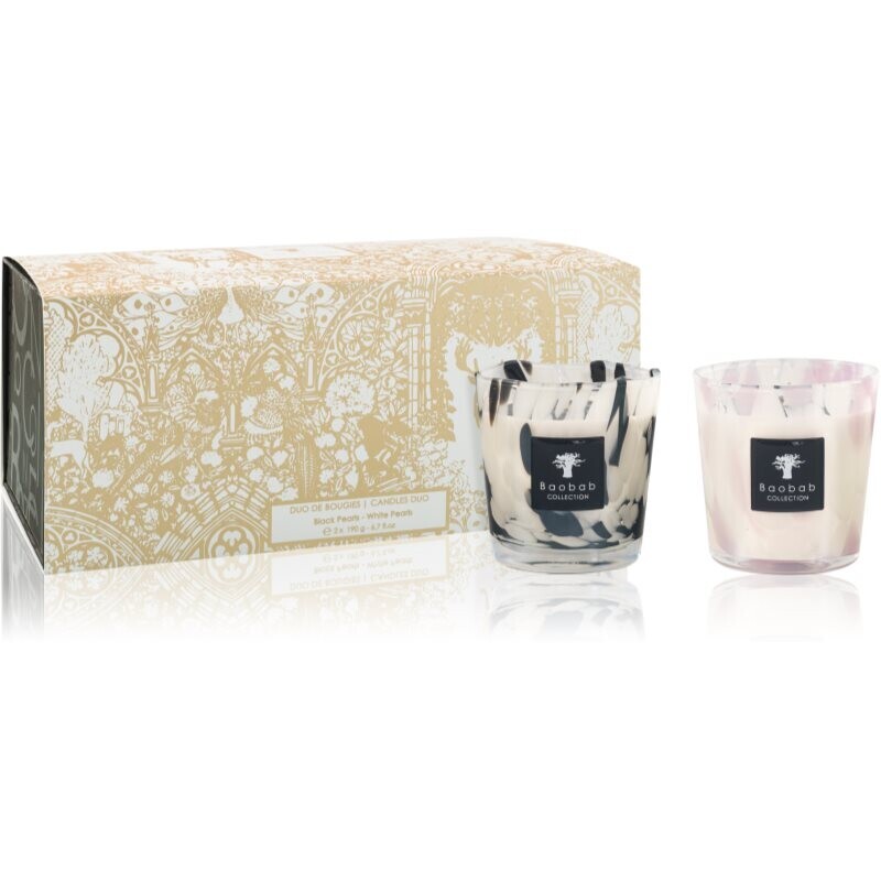 Baobab Collection Pearls Candle Duo gift set