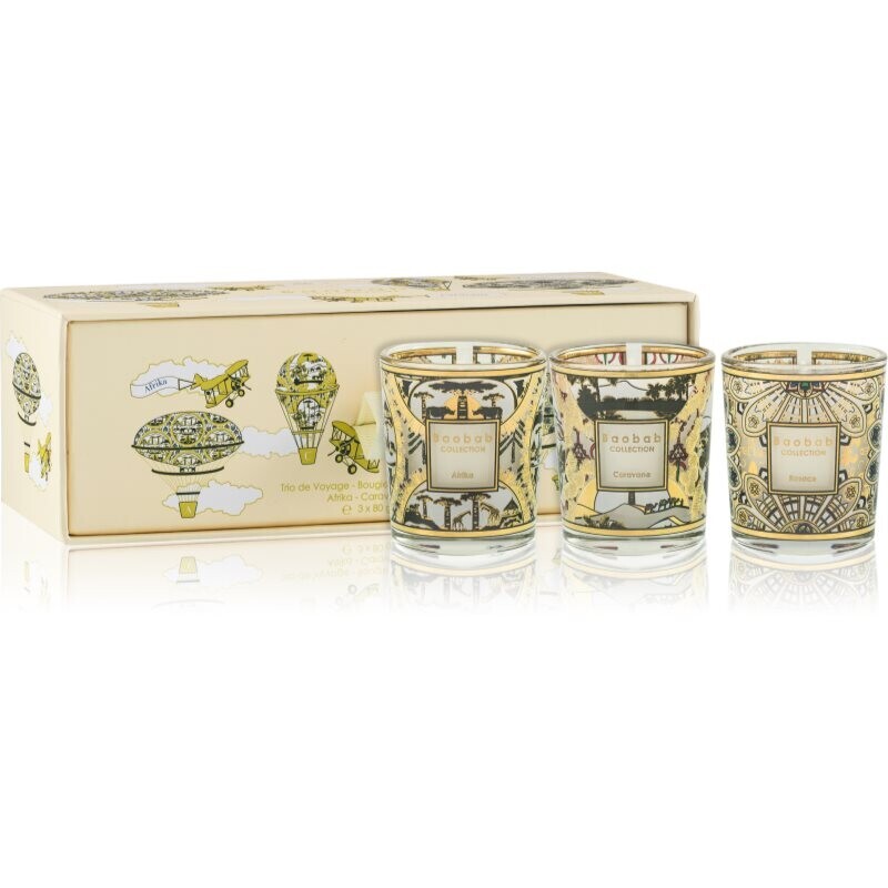 Baobab Collection Trio Travel Candles gift set