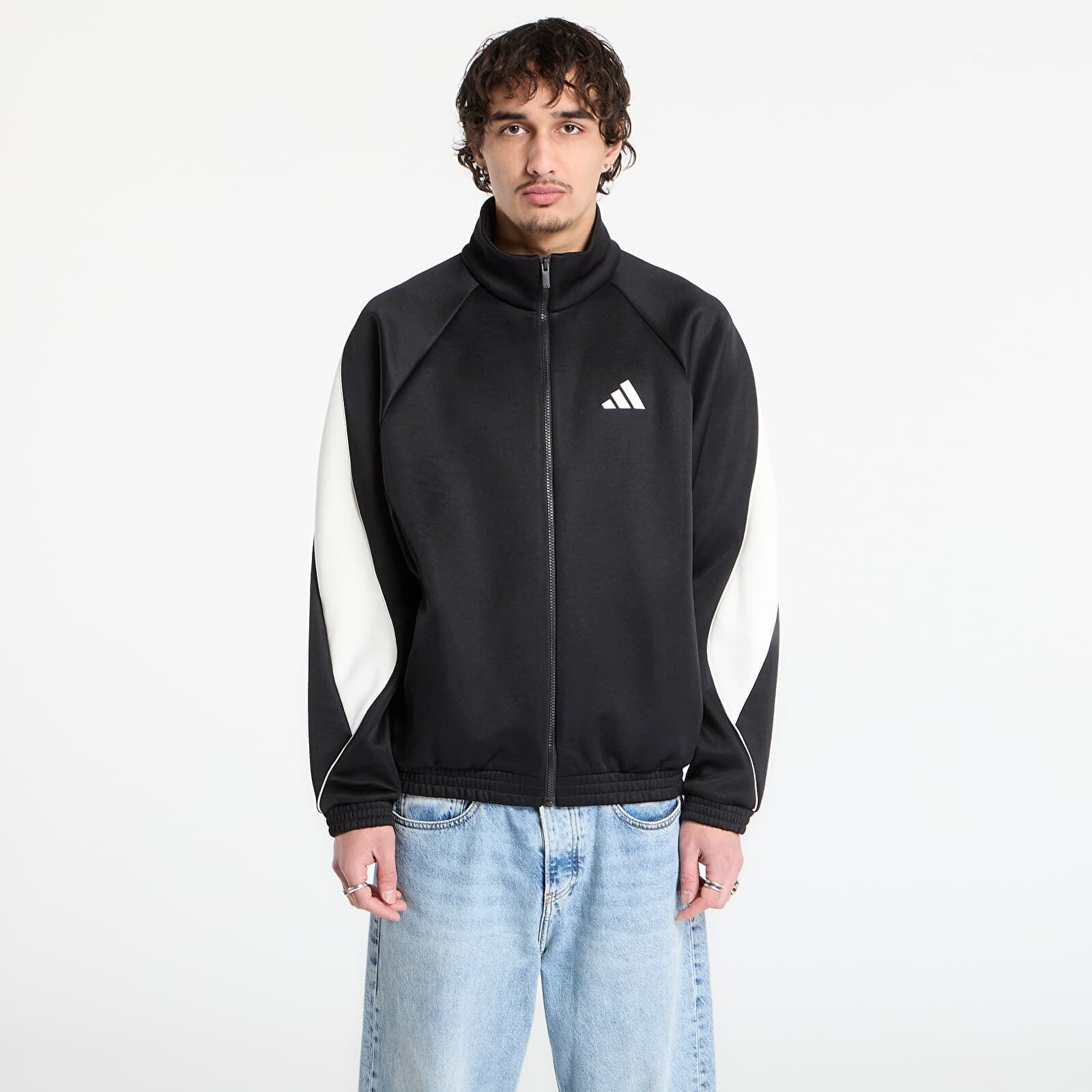 Sweatshirt adidas M Stadium Tt Black/ Off White S