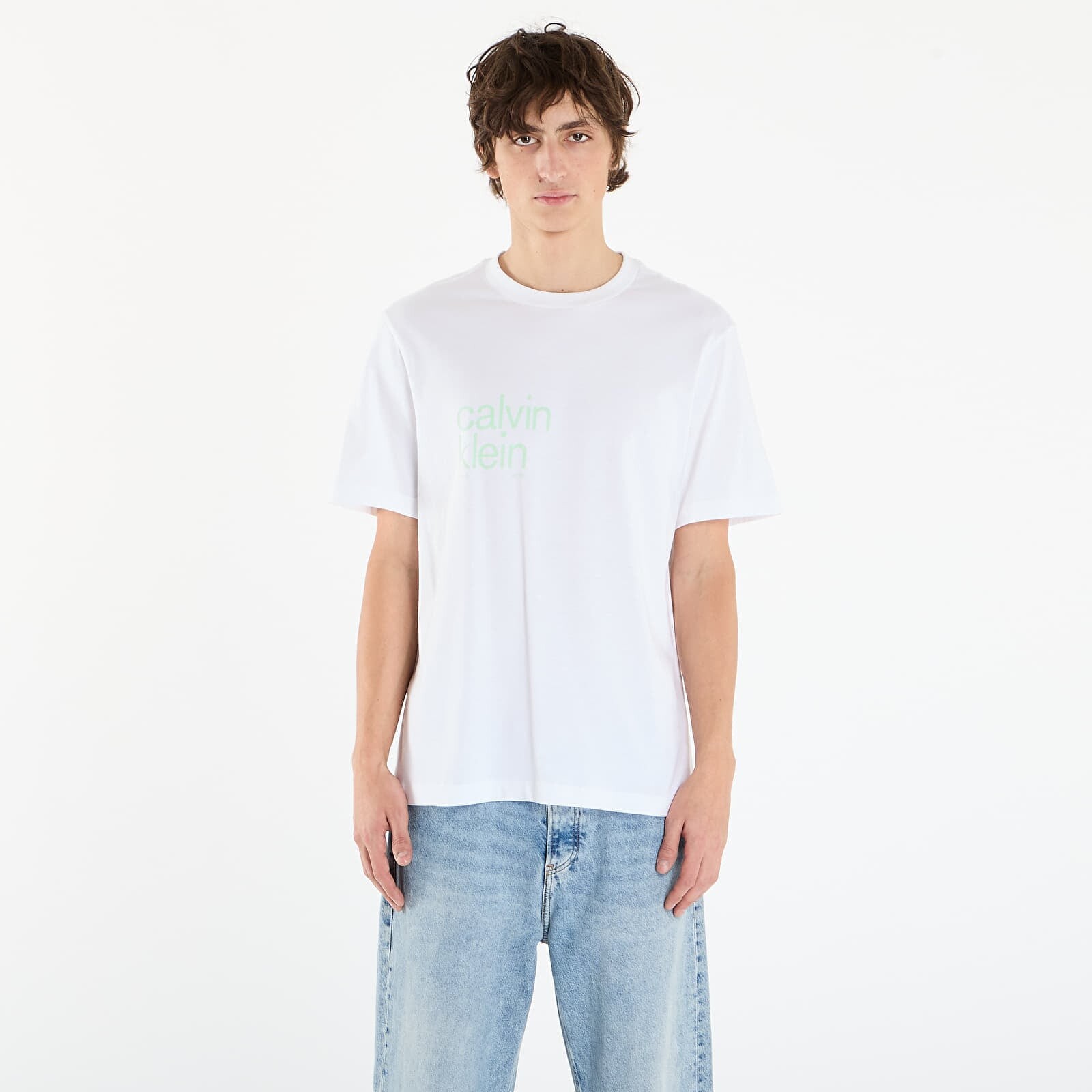T-shirt Calvin Klein Jeans Ss 20S Io Ck Graphic Tee White S