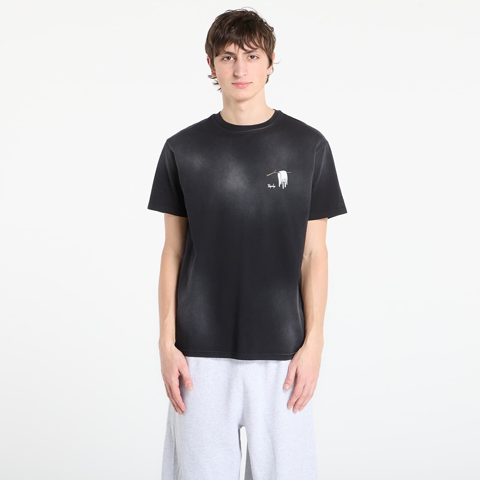 T-shirt RIPNDIP Nermali Tee Black Vintage Wash XXL
