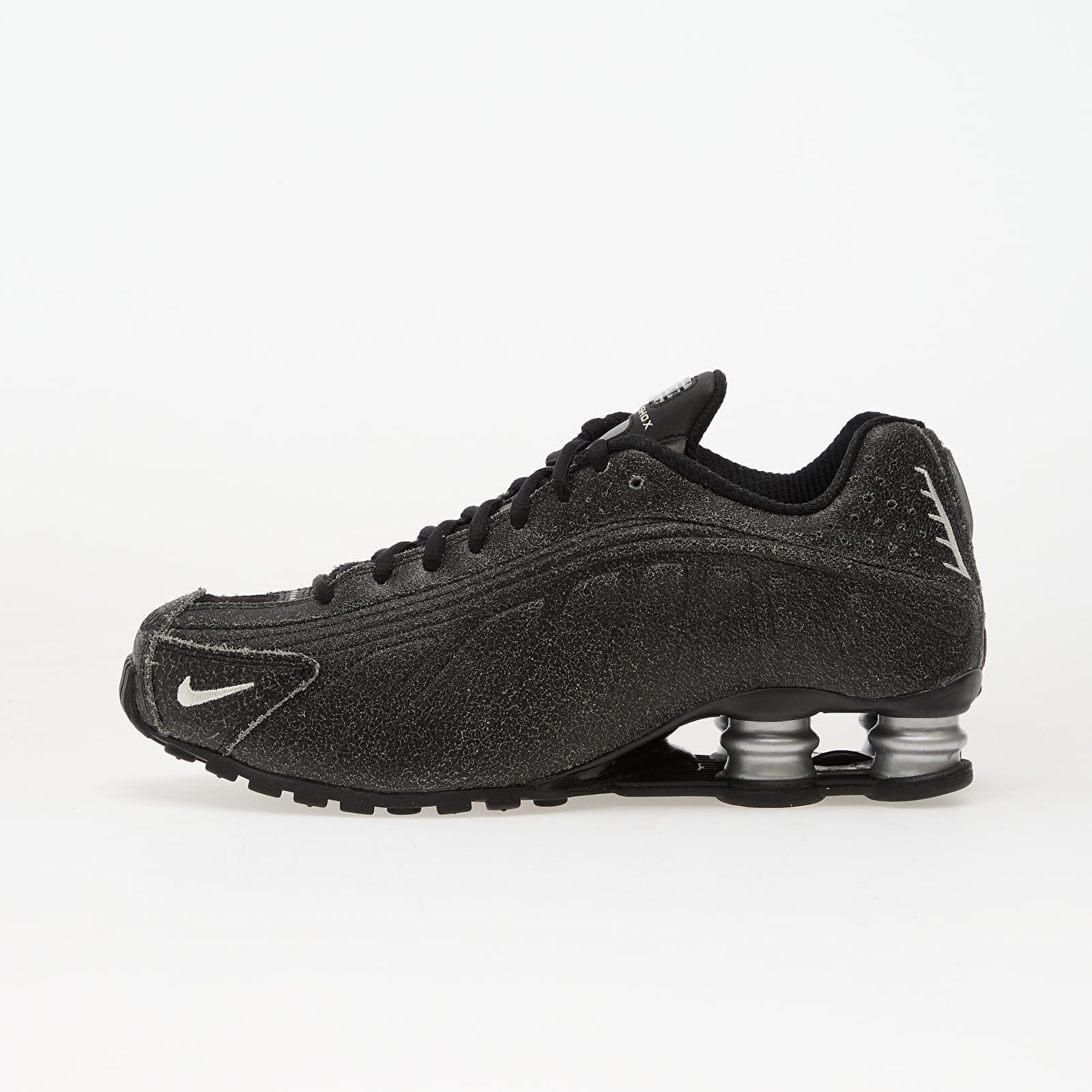 Sneakers Nike Shox R4 Qs Black/ Sail-Lt Smoke Grey-Metallic Silver UK 7