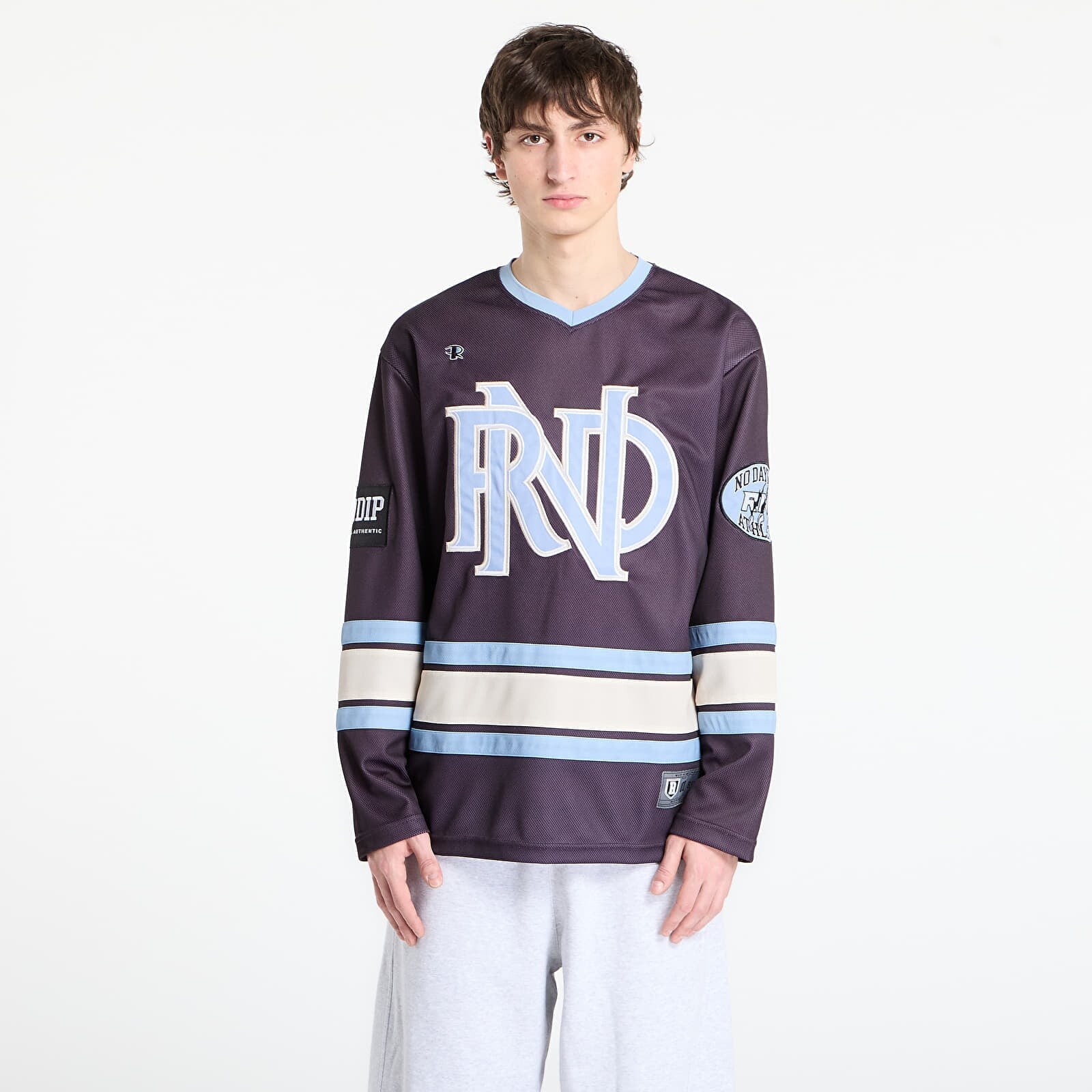 RIPNDIP No Days Off Hockey Jersey Plum L