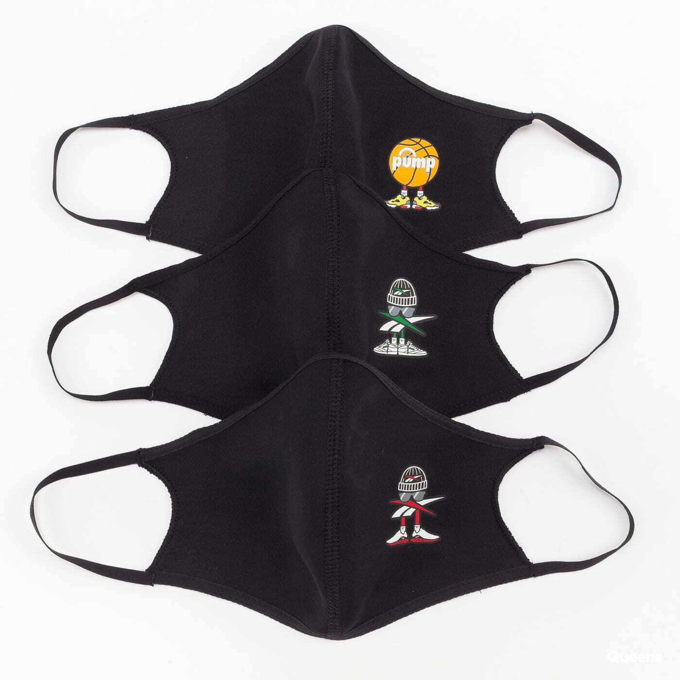 Reebok Icon Face Cover Large 3-Pack Black Universal