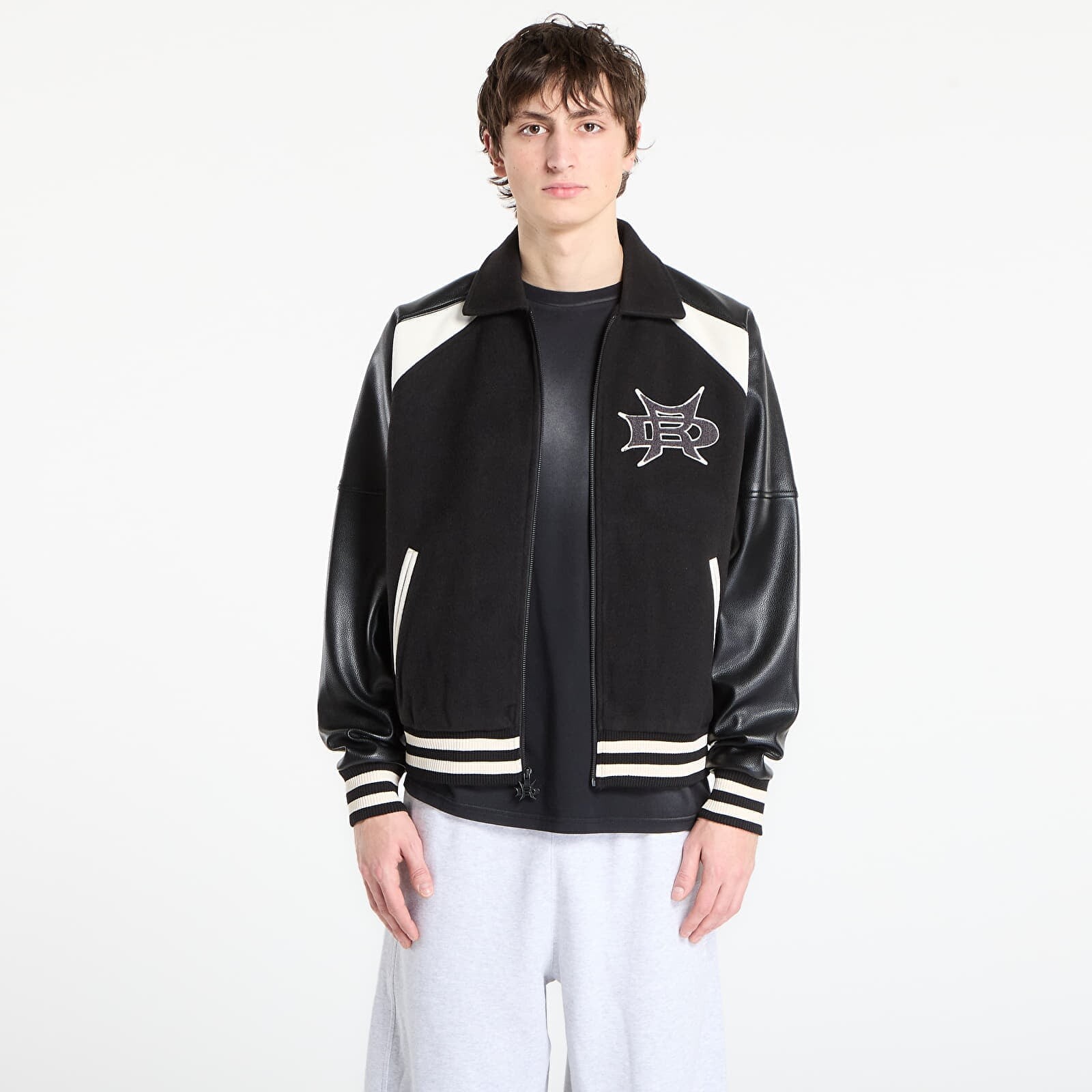 Jacket RIPNDIP Luther Leather Jacket Olive L