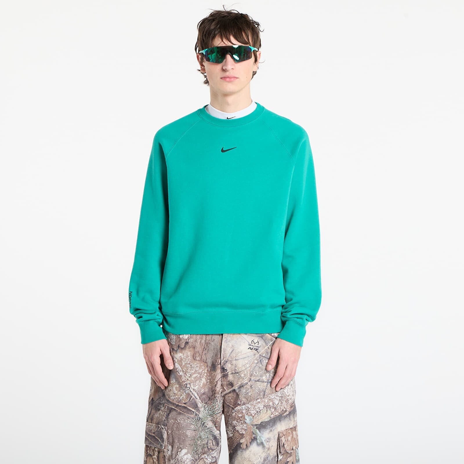 Sweatshirt Nike x NOCTA Men's Fleece CS Crew Neptune Green/ Black XXL