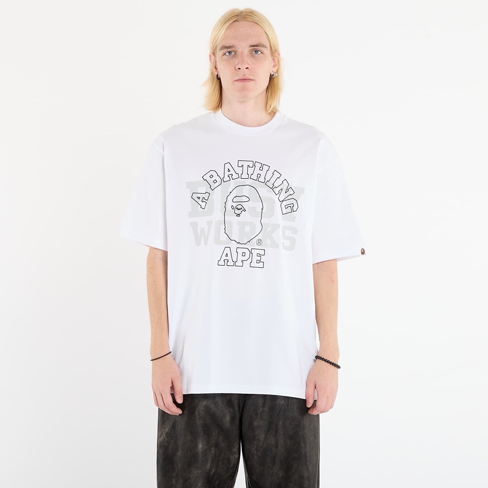 T-shirt A BATHING APE College Relaxed Fit Tee 1 White M
