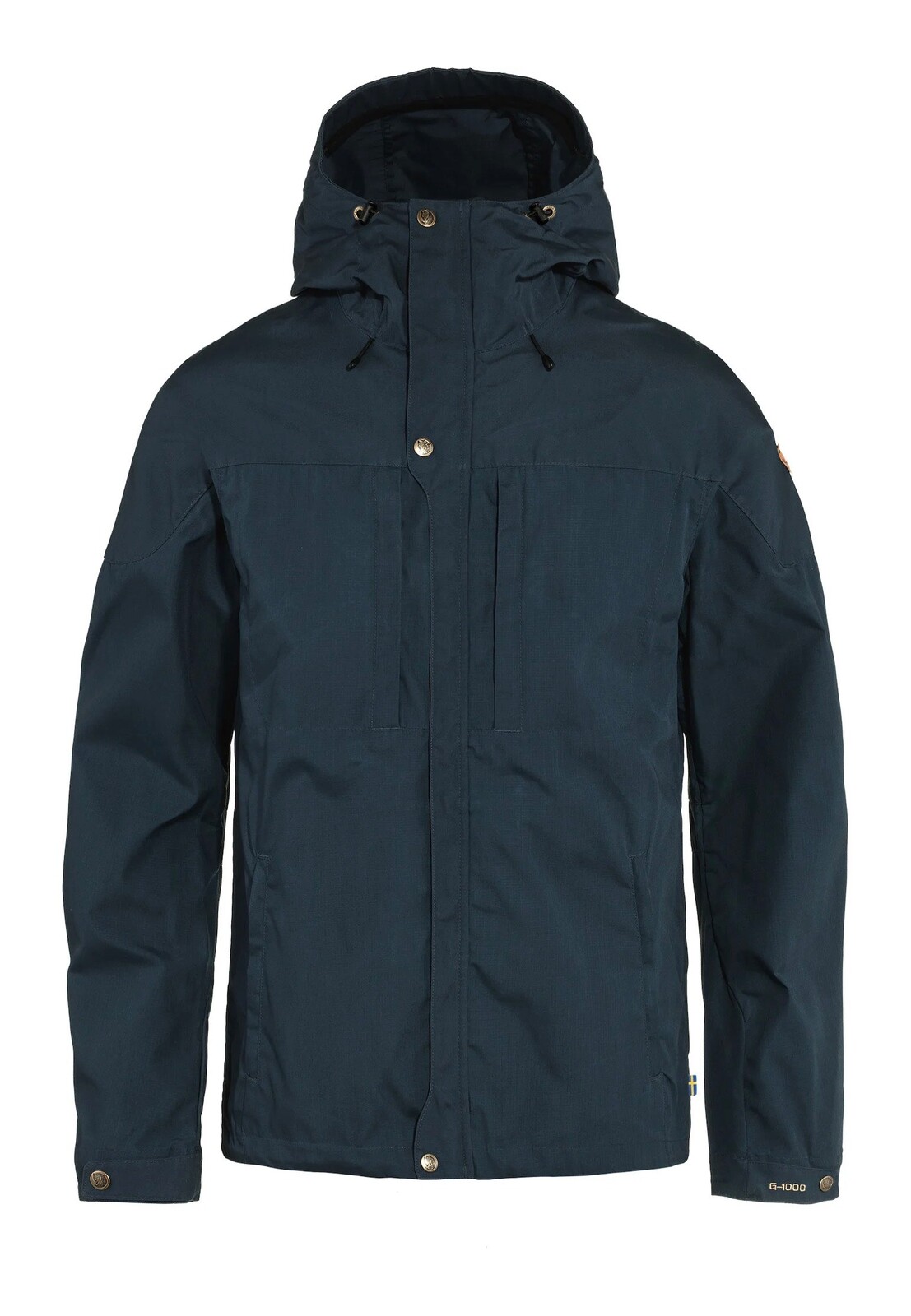 Fjällräven - Skogsö Dark Navy - Windbreaker - gid://shopify/Metaobject/122014793965 - L - 65% Polyester, 35% Cotton