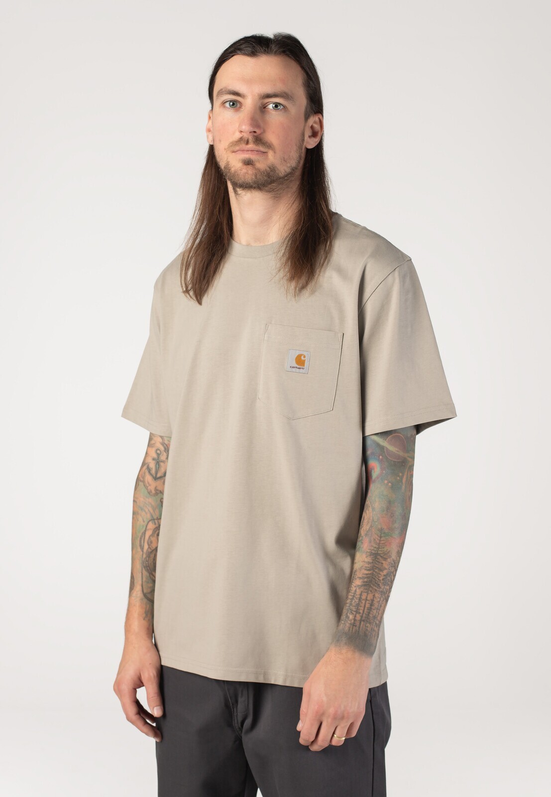 Carhartt WIP - Pocket Puddle - T-Shirt - blue - L - 100% Cotton,Jersey