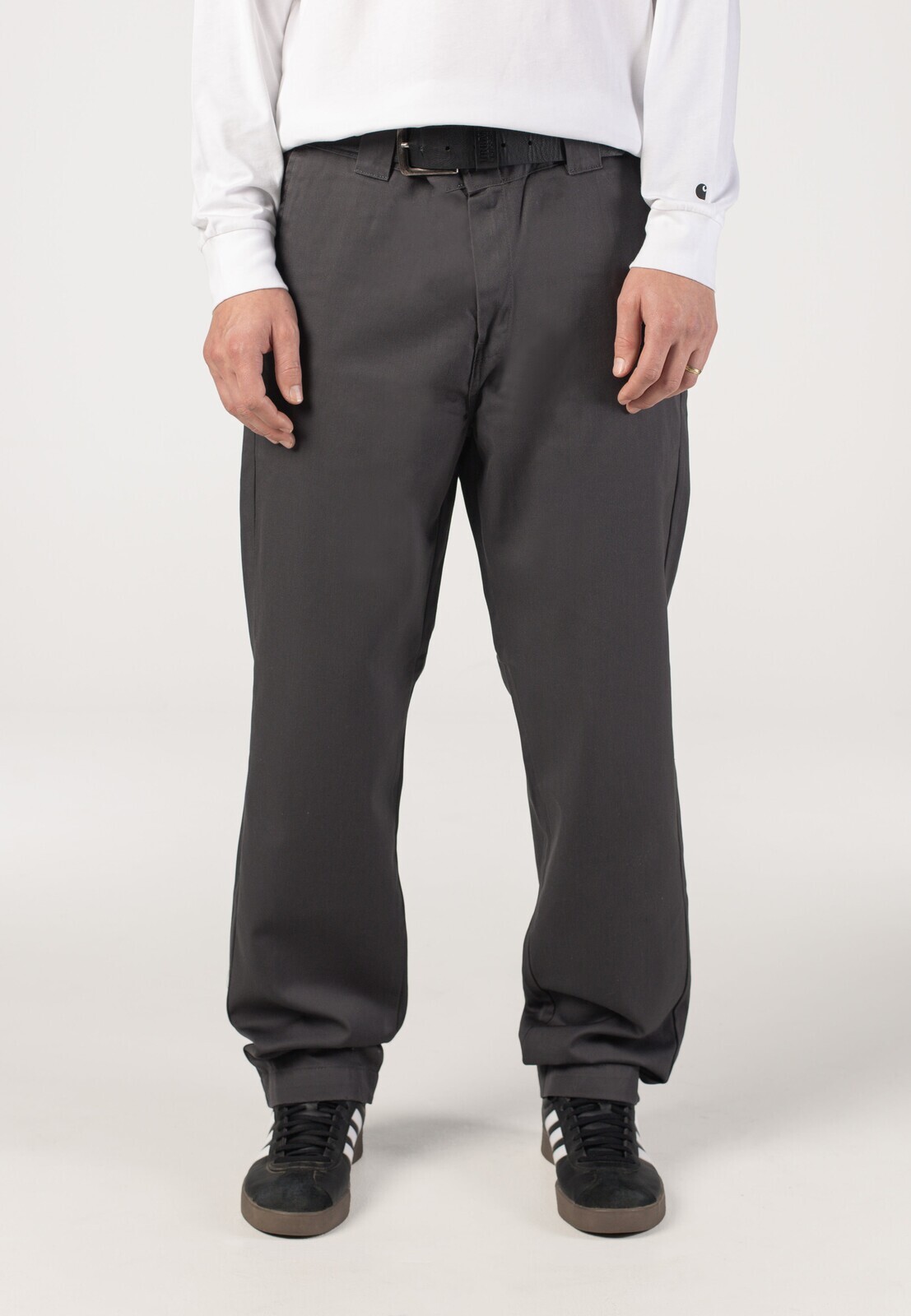 Carhartt WIP - Master Rinsed Graphite - Pants - grey - W28 / L32 - 65% Polyester, 35% Cotton,Cotton