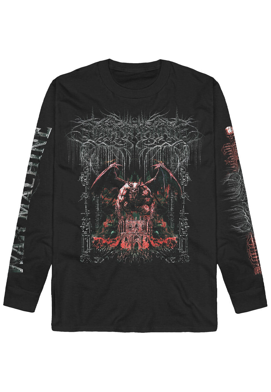 Lorna Shore - War Machine - Longlseeve - black - L - 50% Cotton, 50% Polyester