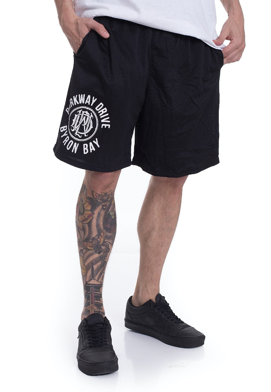 Parkway Drive - Byron Bay - Shorts - black - XL - 100% Polyamide,Mesh