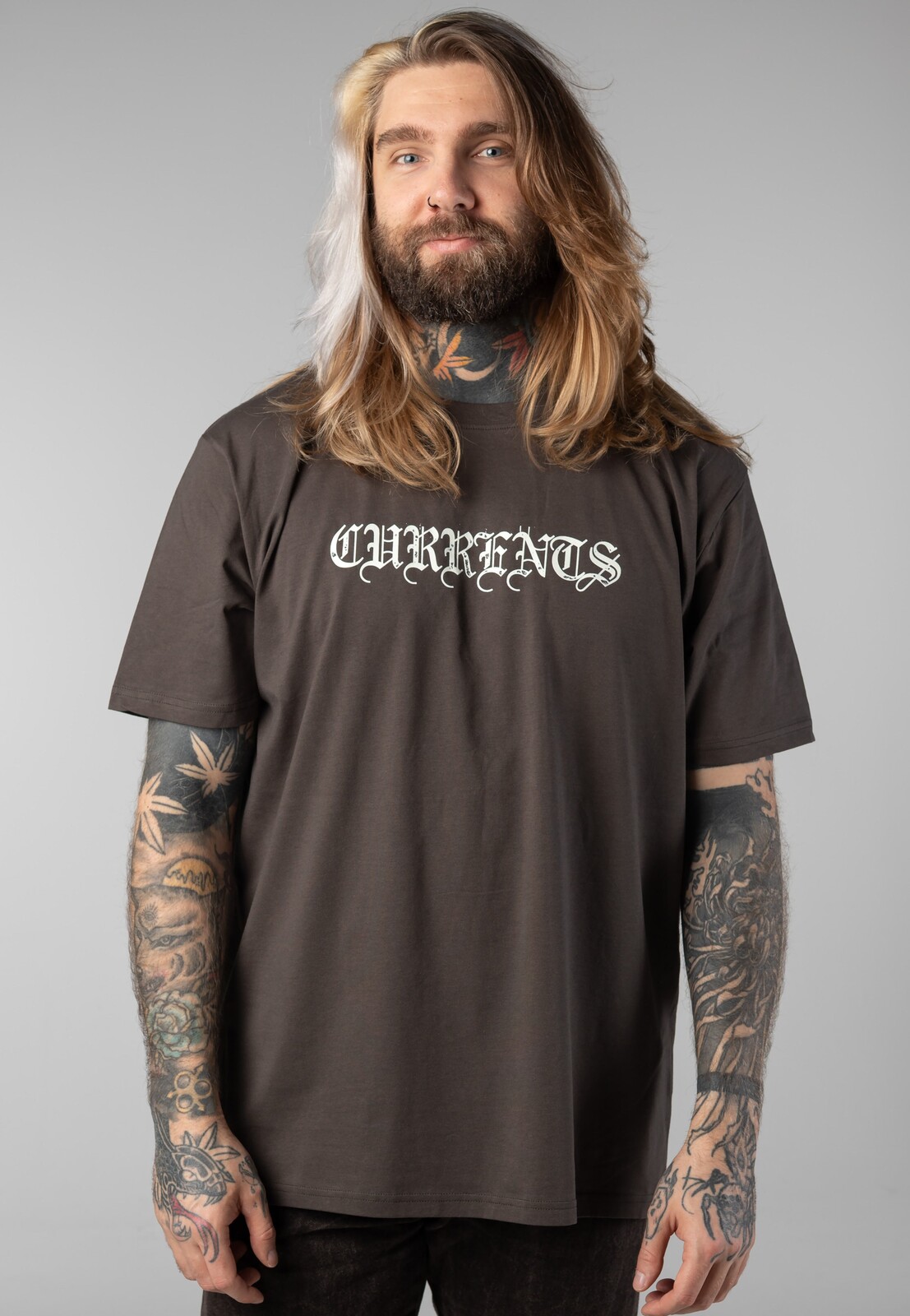 Currents - Moon Glow In The Dark Dark Charcoal - T-Shirt - grey - XXL - Jersey