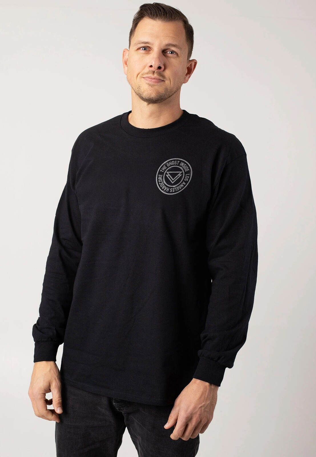 The Ghost Inside - Crossed Scythes - Longsleeve - black - L - 100% Cotton