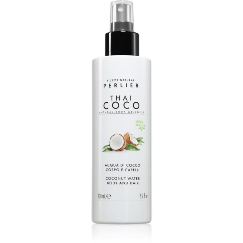 Perlier Thai Coco Coconut Water Body And Hair perfumed body and hair mist for body and hair fragrance 200 ml