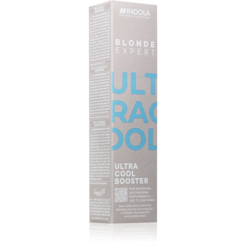 Indola Blond Expert Ultra Cool Booster toner for neutralising yellow tones for blonde hair 60 ml