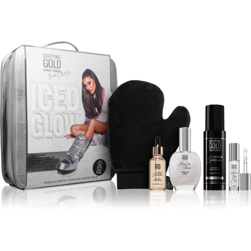 Dripping Gold Iced Glow gift set for body and face 5 pc