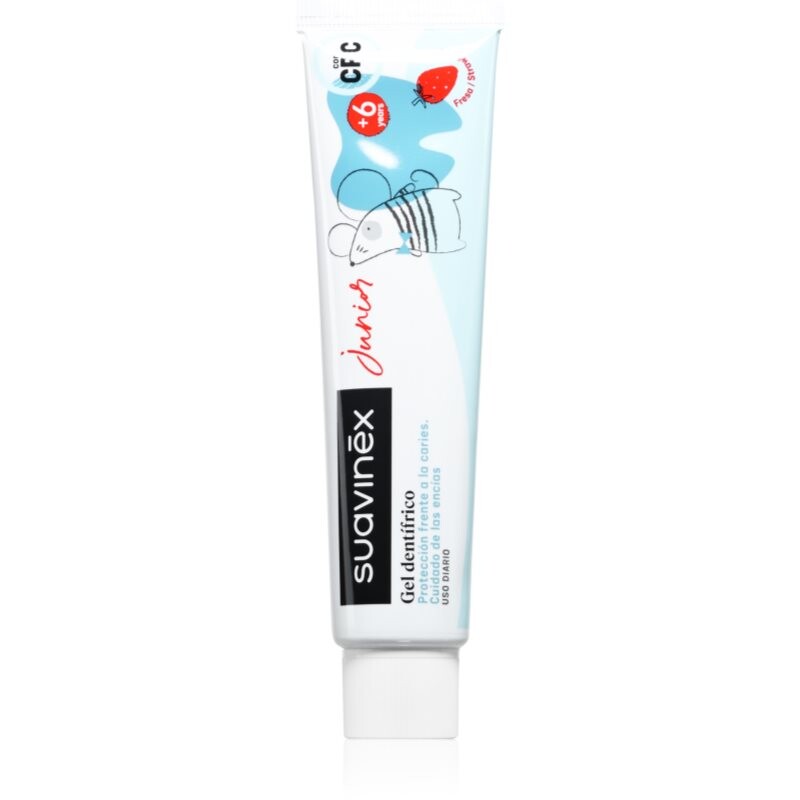 Suavinex Junior 6 y+ toothpaste for children with strawberry flavour 75 ml