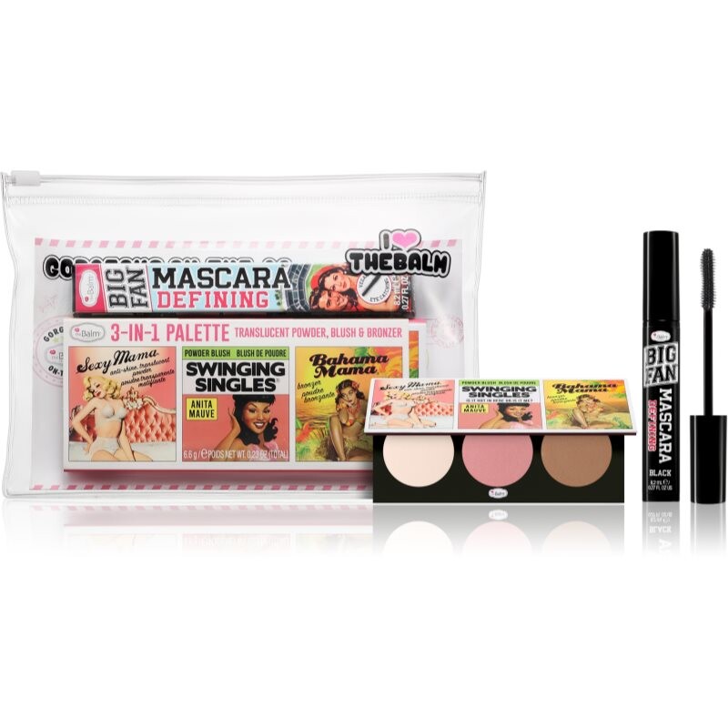 theBalm Big Fan™ set for the perfect look