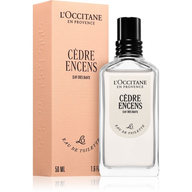 L’Occitane Cèdre Encens eau de toilette for men 50 ml