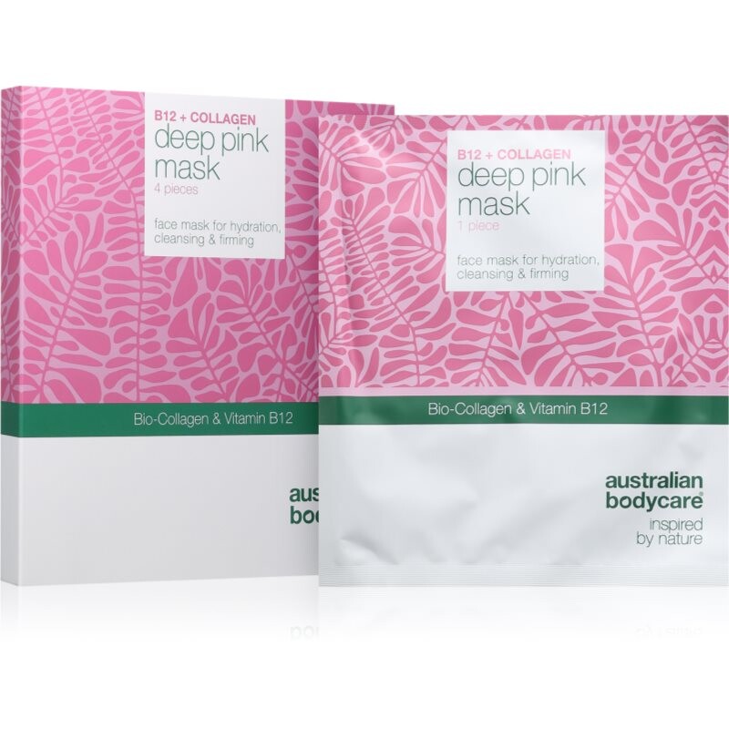 Australian Bodycare B12 + Collagen sheet mask set