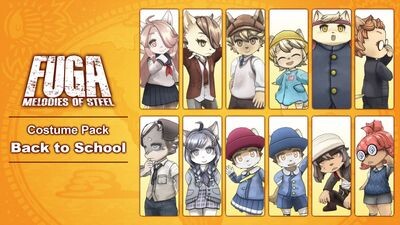 Fuga: Melodies of Steel - Back to School Costume Pack