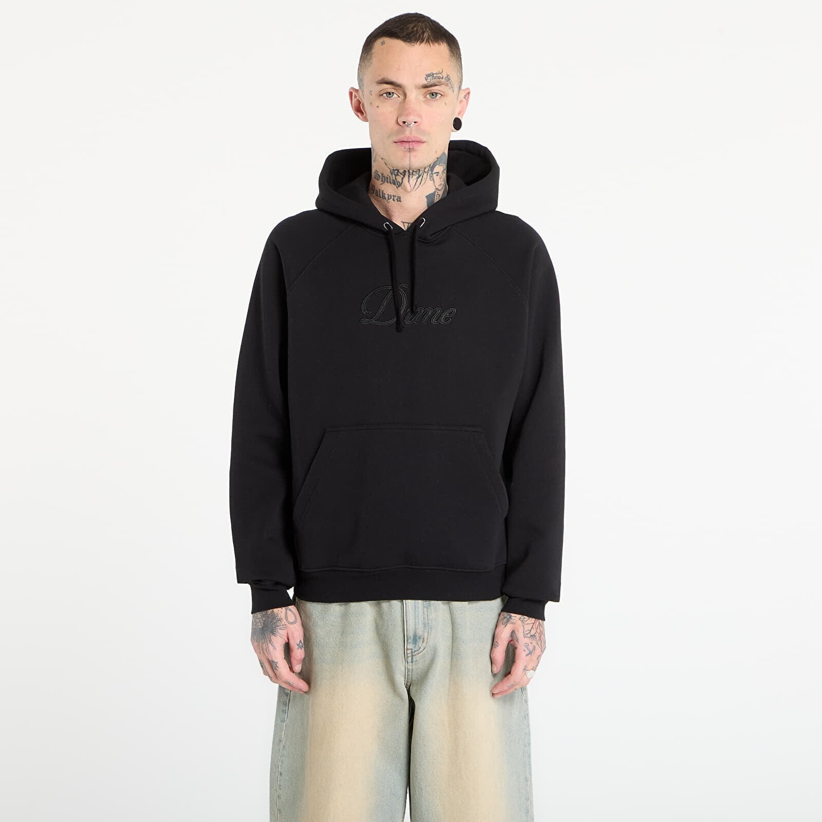 Sweatshirt DIME Cursive Hoodie UNISEX Black M