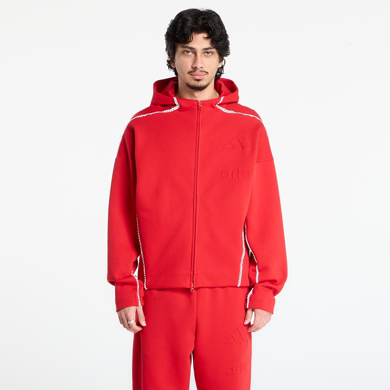 Sweatshirt adidas x arte Z.N.E. Full-Zip Track Top Better Scarlet/ White L