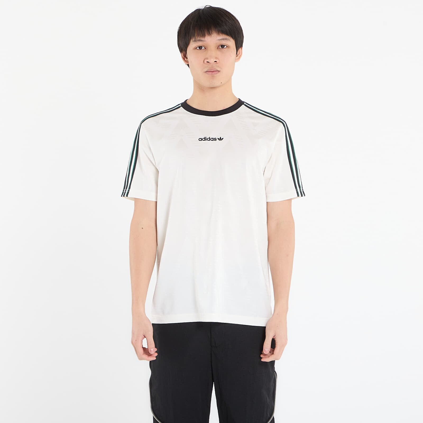 T-shirt adidas Jacquard Jersey Off White L