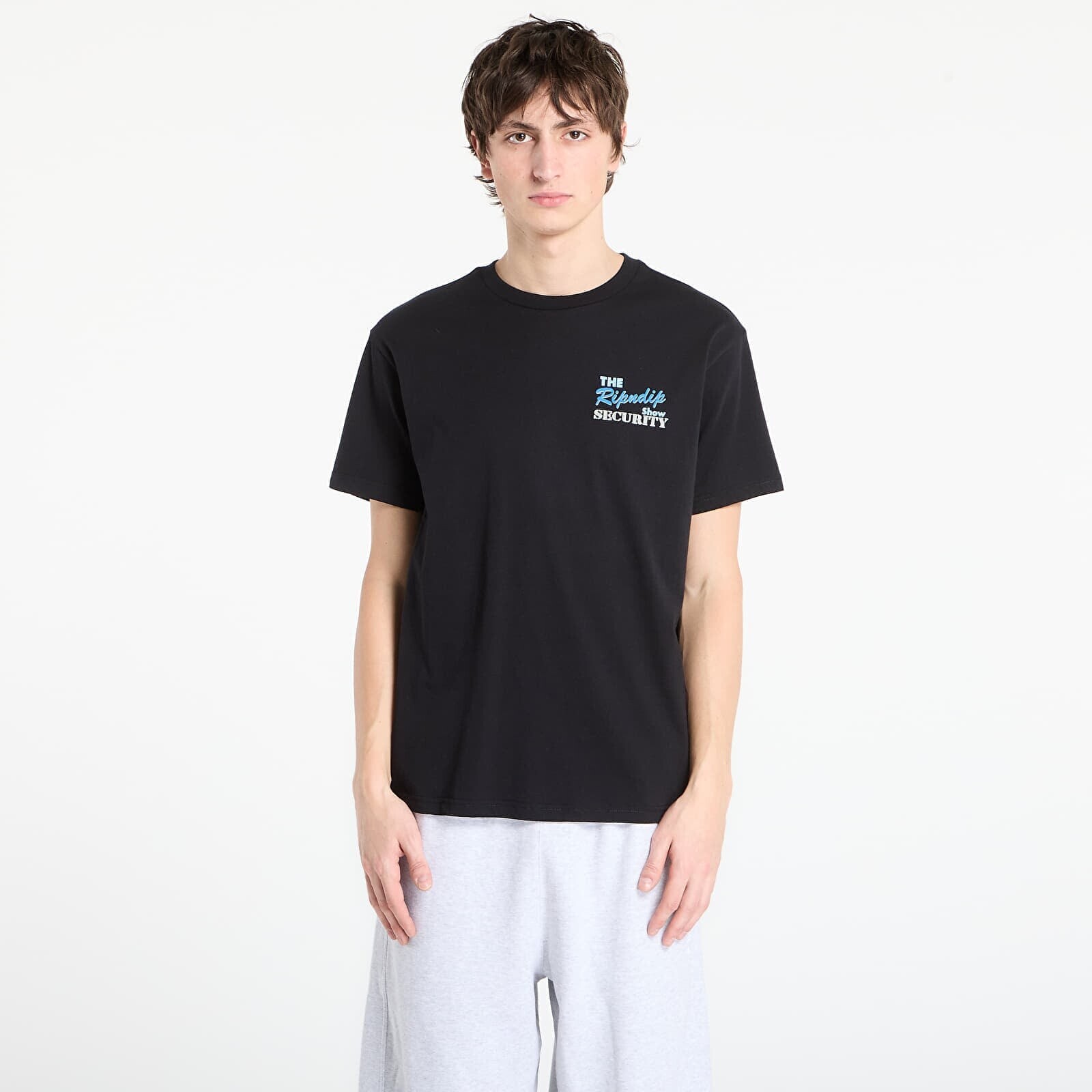 T-shirt RIPNDIP Talk Show Tee Black Vintage Wash L